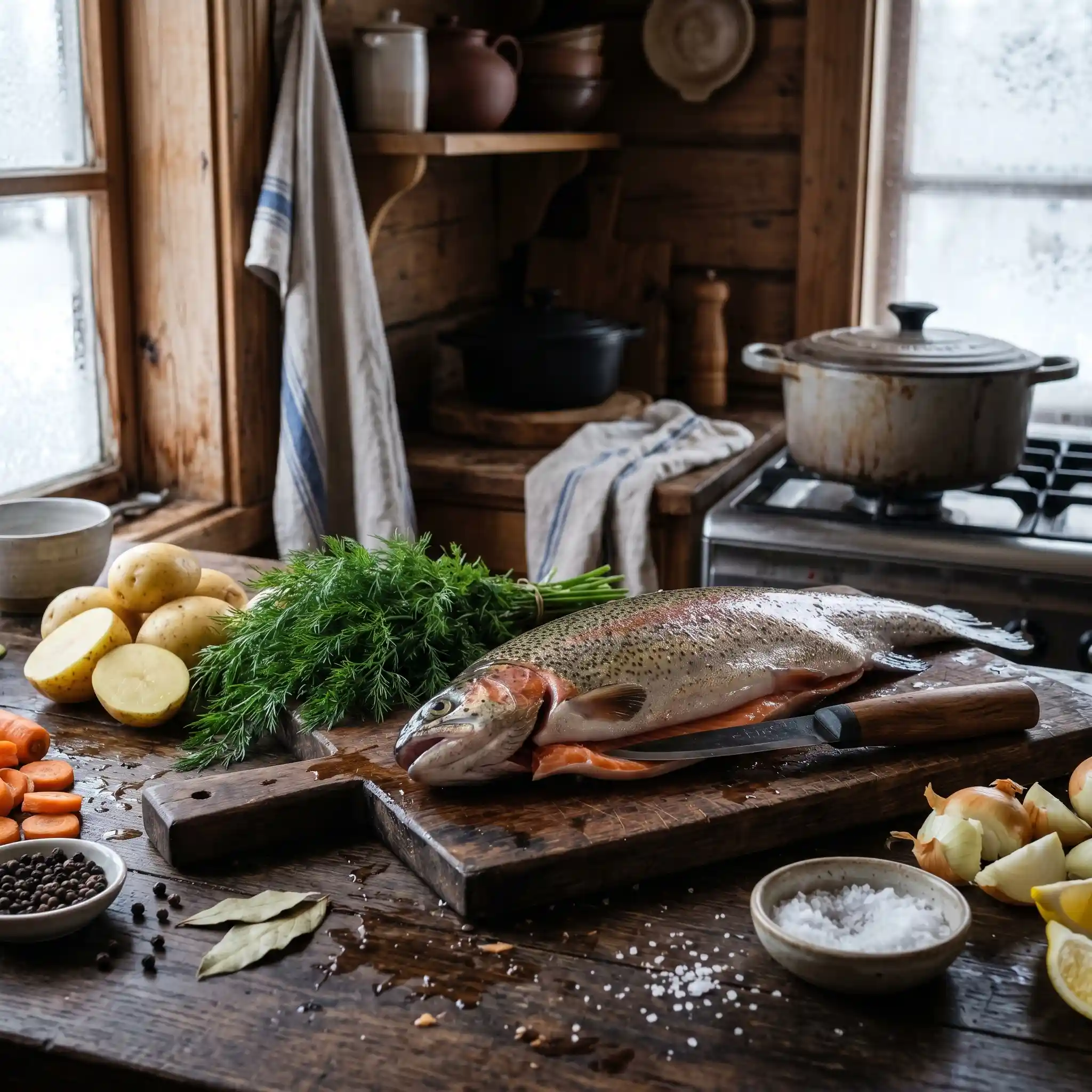 Уха из форели подготовка рыбы что важно для вкусного бульона