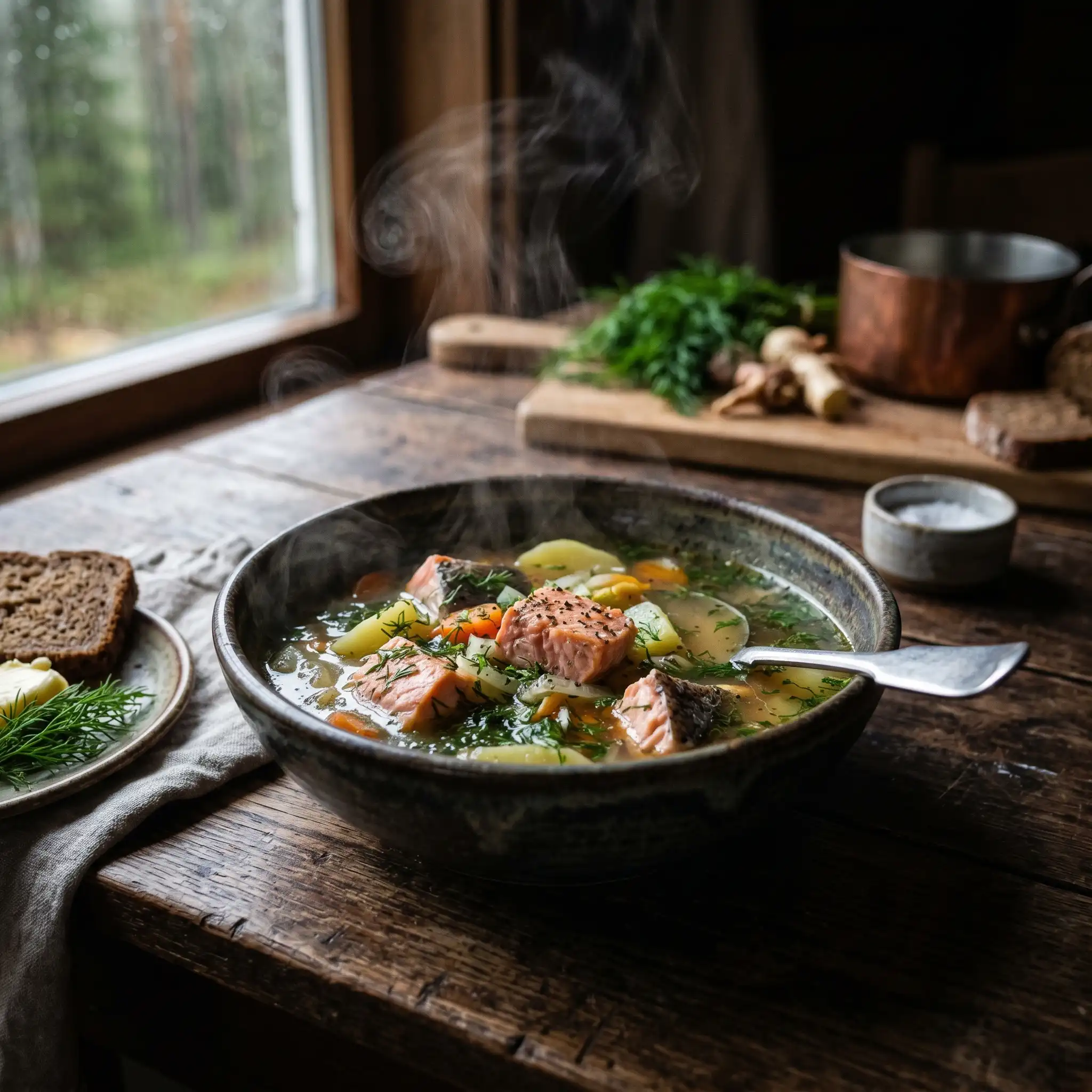 Уха из форели секреты вкуса когда солить сколько дать настояться