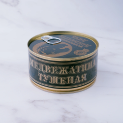Мясо медведя тушеное Деликатес Дичь 325г