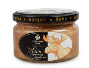 Паштет из мяса лося ст/б 200 гр.
