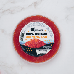 Икра форели слабой соли 250 г пл/б
