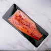 Филе форели слабой соли на коже с розовым перцем