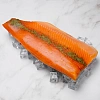 Филе форели слабой соли на коже с карельскими травами