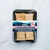 Блины с карельской форелью горячего копчения, картофелем, укропом и луком порей