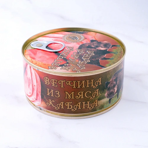 Ветчина из мяса кабана 325 г.