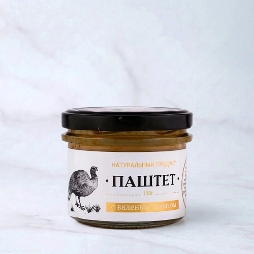 Паштет из печени индейки с вяленым томатом ст/б 150 гр.