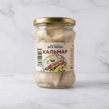 Кальмар натуральный 500 гр.