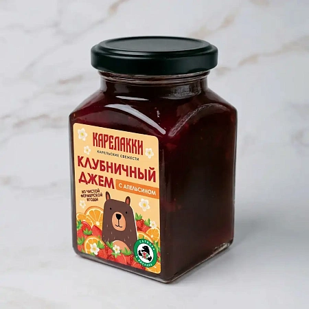 Клубничный джем с апельсином 300 гр.