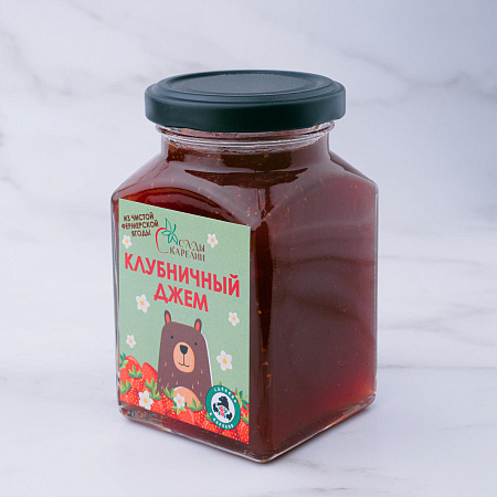 Клубничный джем баночка 290 гр.